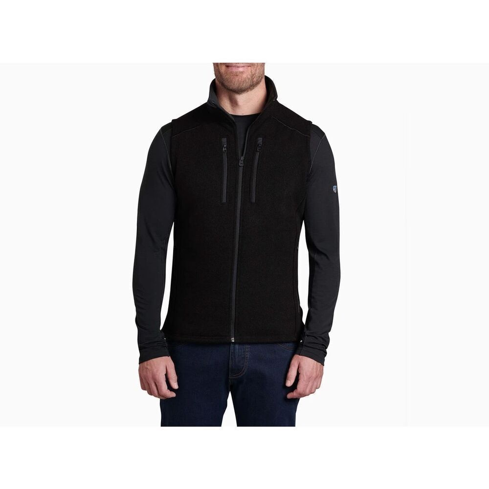 Kuhl Men's Black Zip-Up Softshell Vest